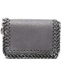 Stella McCartney - Wallets & Purses Gray, Silver - Lyst