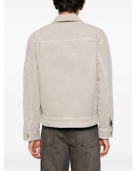 A.P.C. - A. P.C. Zip-Up Corduroy-Collar Jacket - Lyst
