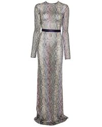 Missoni - Zigzag-Knit Open-Back Dress - Lyst