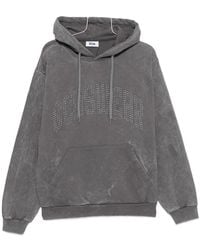 Gcds - Studded-Logo Long-Sleeve Hoodie - Lyst