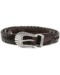 Eraldo - Braided Leather Belt - Lyst