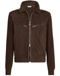 Brunello Cucinelli - Suede Jacket - Lyst
