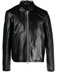 Our Legacy - Mini Leather Zipped Jacket - Lyst