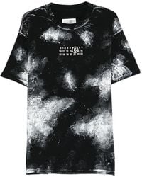 MM6 by Maison Margiela - Graphic-Print T-Shirt - Lyst