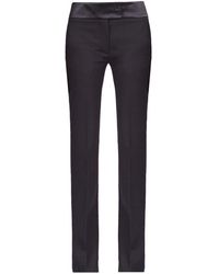 Ferragamo - Tuxedo Straight-Leg Tailored Trousers - Lyst