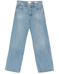 FRAME - Off Duty Stroll Denim Straight Jeans - Lyst