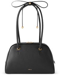 Furla - M Poppy Dome Bow-Detail Shoulder Bag - Lyst