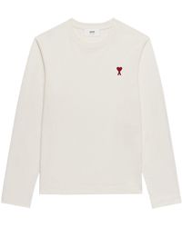 Ami Paris - Ami De Coeur Cotton Sweatshirt - Lyst