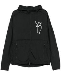 Y-3 - Graphic-Print Hooded Jacket - Lyst