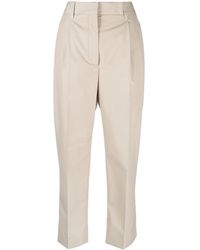 Prada - Cropped Tailored Trousers - Lyst
