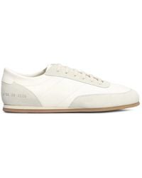 Common Projects - Minimal Runner Suede-Panelled Sneakers - Lyst