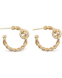 Ferragamo - Hoop Earrings Gancini - Lyst