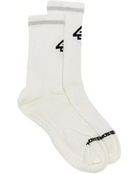Represent - Logo-Intarsia Ribbed-Knit Socks - Lyst