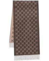 Gucci - Gg Cashmere Scarf - Lyst