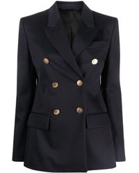 Givenchy - Double-Breasted Peak-Lapel Blazer - Lyst