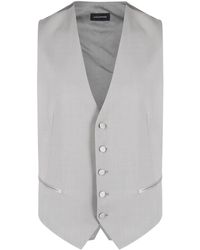 Tagliatore - Button-Up Wool Waistcoat - Lyst