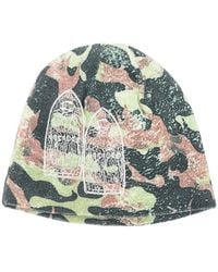 Who Decides War - Flame Camouflage Embroidered Beanie Hat - Lyst