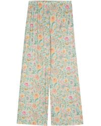 Louise Misha - Floral Straight Trousers - Lyst