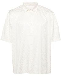 FAMILY FIRST - Short-Sleeves Brocade Shirt - Lyst