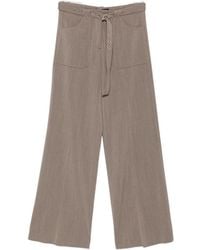 The Seafarer - Belted Wide-Leg Trousers - Lyst