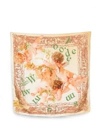 Vivienne Westwood - Cherub-Print Square-Shape Scarf - Lyst