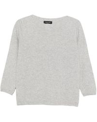 Fabiana Filippi - Boat-Neck Three-Quarter Sleeve Sweater - Lyst