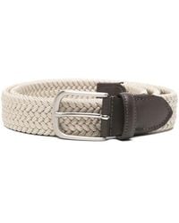 Eraldo - Braided Leather-Detail Belt - Lyst