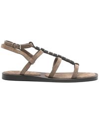Brunello Cucinelli - Flat Sandals - Lyst