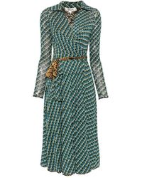 Diane von Furstenberg - Phoenix Reversible Midi Dress - Lyst