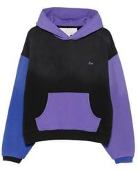 ERL - Colour-Block Logo-Patch Hoodie - Lyst