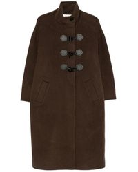 Ba&sh - Kaya Toggle-Fastening High-Neck Coat - Lyst