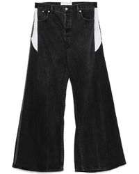 E.L.V. Denim - E. L.V. Denim Panelled-Embellished Jeans - Lyst