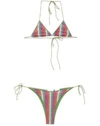 Oséree - Lolita Striped-Pattern Bikini - Lyst
