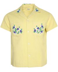 Bode - Chicory Beaded Shirt - Lyst
