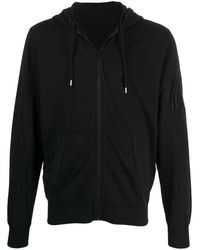 cp company goggle zip hoodie