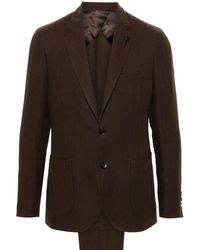 Lardini - Linen Single-Breasted Suit - Lyst
