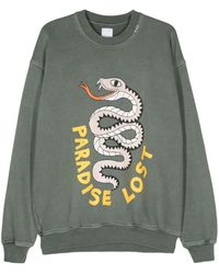 Alchemist - Snake-Print Cotton Sweatshirt - Lyst