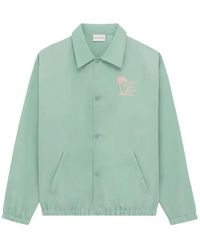 Drole de Monsieur - Button Graphic Shirt Jacket - Lyst
