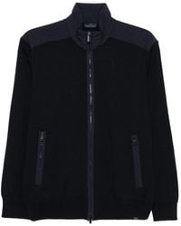 Paul & Shark - Zip-Front Wool Cardigan - Lyst