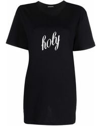 Ann Demeulemeester - Holy Print Cotton T-Shirt - Lyst