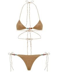 Oséree - Lumiere Bead-Embellished Bikini - Lyst