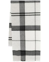 Barbour - Check-Pattern Scarf - Lyst