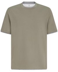 Brunello Cucinelli - T-Shirt Cotton - Lyst