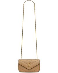 Saint Laurent - Mini Loulou Quilted Leather Shoulder Bag - Lyst