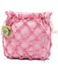 Rosantica - Selene Marea Beaded Appliqué Cross Body Bag - Lyst