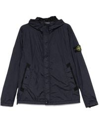 Stone Island - Hooded Jacket - Lyst