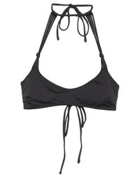 Frankie's Bikinis - X Jennie Hana Halterneck Tie-Fastening Bikini Top - Lyst