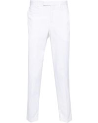 PT Torino - Pressed-Crease Slim-Cut Trousers - Lyst