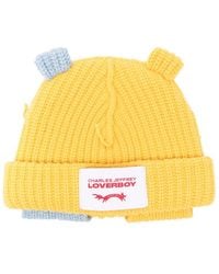Charles Jeffrey - Chunky Ribbed Beanie Hat - Lyst