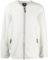 white converse jacket